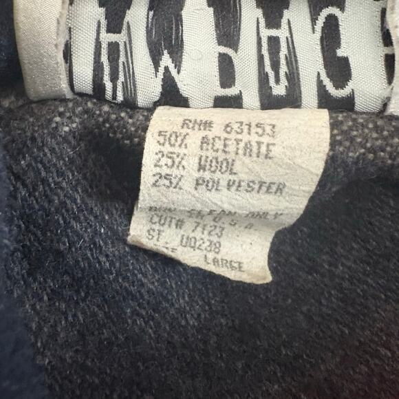 Vintage 90s Rampage Women’s Wool Blend Striped Jacket size Large - Picture 5 of 5